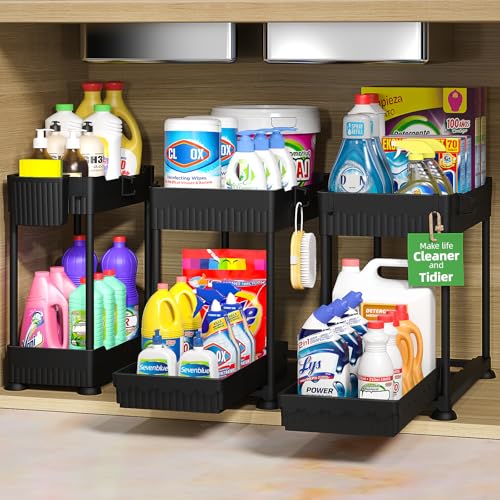Sevenblue 3 Pack Under Sink Organizers