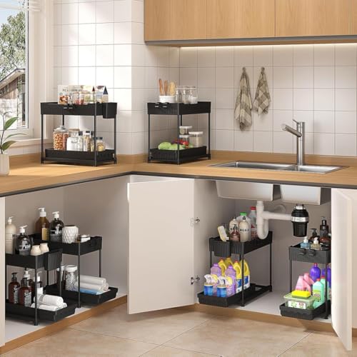 Sevenblue 3 Pack Under Sink Organizers