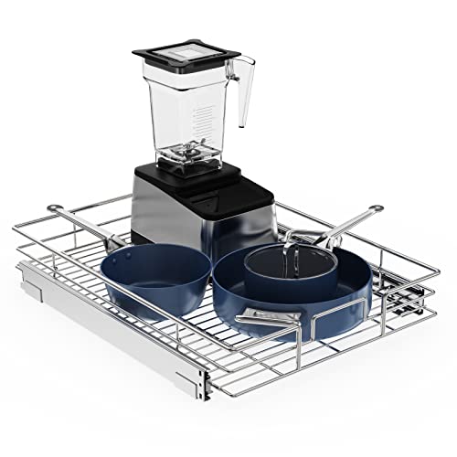 ROOMTEC Pull Out Cabinet Organizer, Cabinet Pull Out Shelves 15½
