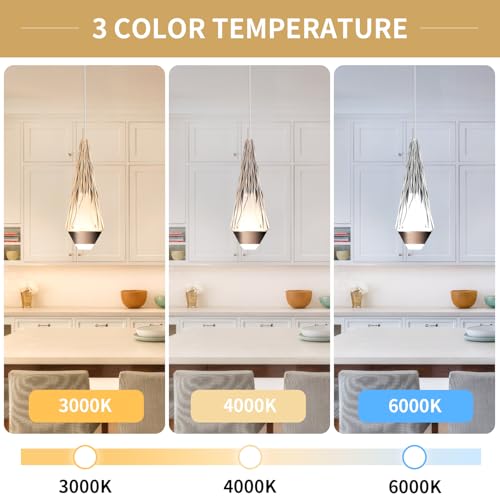 AVLRM 3-Light Gold Pendant Light for Kitchen Island