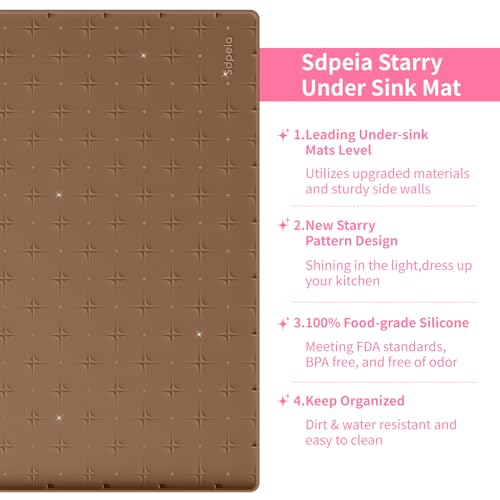 Sdpeia Under Sink Mat for [22