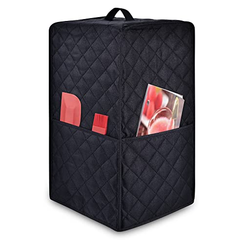 Kitchen Blender Dust Cover,Blender Covers Compatible with Ninja Foodi Blender,Blender Covers For kitchen Appliance Covers,Blender Cover with Accessory Pocket. (Black)