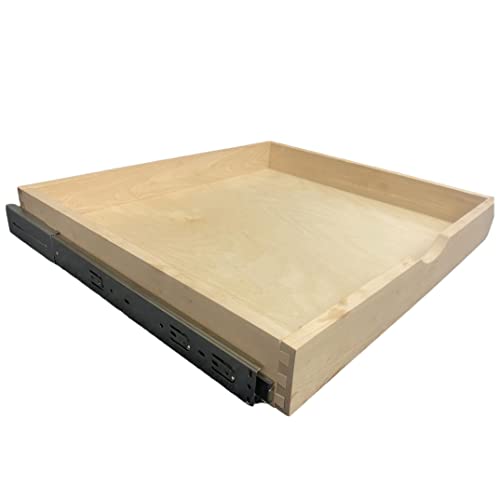 COUVER DIY Non-Assembled Birch Wood, Pull-Out Cabinet Organizers, Under Sink Organizers for Bathroom & Kitchen, Cabinet Slide-Out Organizers and Storage, Soft Closed Rail