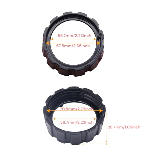 Black Blender Base Bottom Screw Cap