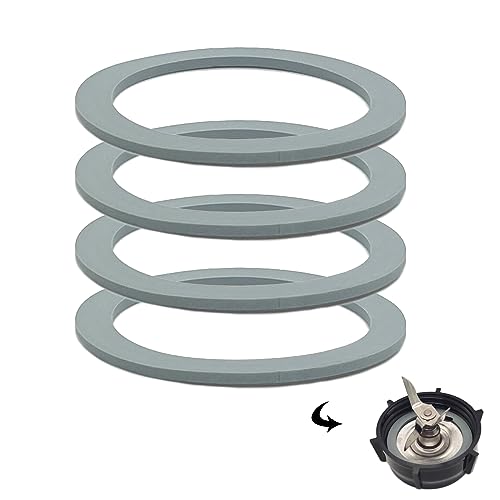 Blender Gasket Replacement Parts, Rubber Ring Seal Rings Blender Accessories for Oster and Osterizer Blender (4 Pieces)