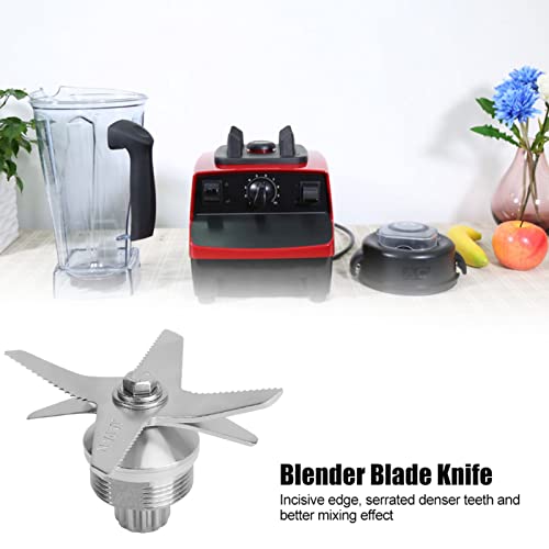 Blender Blade, Blender Replacement Parts, Stainless Steel Blender Blade Assembly Replacement Part Fit for Vitamix 5200 Juicer Blender 64oz 48oz 32oz Containers, Juicer Parts