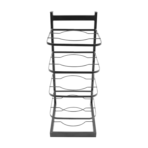 VPABES 5 Tier Pan Organizer Rack for Kitchen Cabinet, Pan Organzier Rack, Adjustable Pot Organizers Inside Cabinet, Pan Rack Shelf for Kitchen Cabinet Organizers and Storage