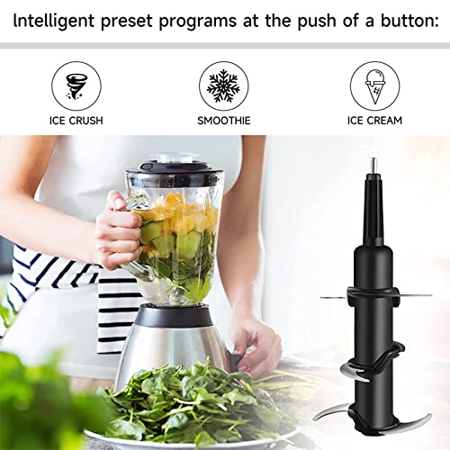 LOXGO Blender 6-Blade Replacement For 72 Oz Blender Pitcher Replacement For Blender Kitchen System BL740 BL660C BL642 Blender Replacement Parts Juicer Replacement Blender Replacement