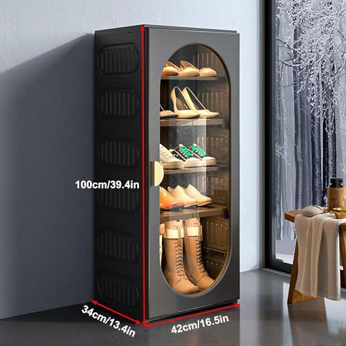 HOBIBA Shoe Cabinet for Entryway, Shoe Storage Cabinet, Shoe Rack for Entryway, Shoe Organizer, Folding Shoe Cabinet Shoe Organizers(Color:A