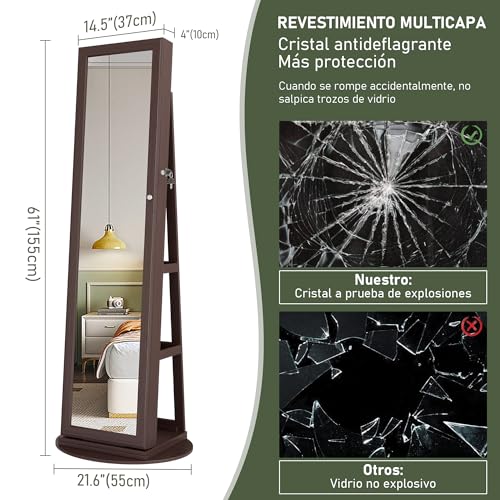 Generic Full Length Mirror with Storage