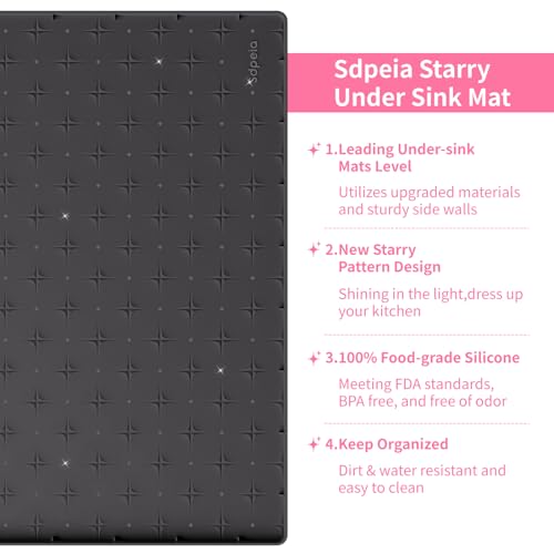 Sdpeia Under Sink Mat for [22