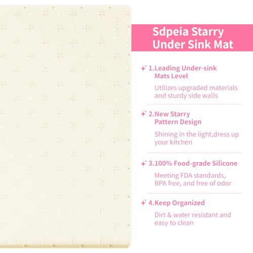 Sdpeia Under Sink Mat for [28