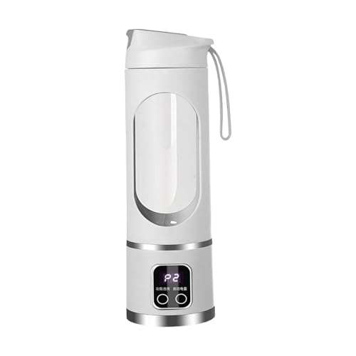 Portable Blender Personal Blender - Portable Blender For Shakes And Smoothies With Lid - Rechargeable Digital Display Small Travel Blender