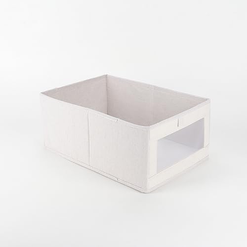 SHCMSADO Cute Cloth Drawer Foldable Storage Bins Fabric Storage Boxes Closet Organizers for Clothes，Cabinet Closet Organizers and Storage Boxes for Dresser Drawers