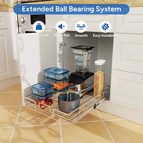 ROOMTEC Pull Out Cabinet Organizer, Cabinet Pull Out Shelves 11