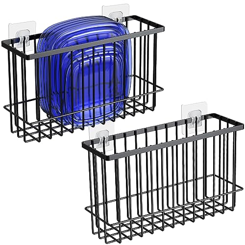 NiHome Cabinet Door Lid Organizer 2-Pack, Cabinet Organizers and Storage, Compact Design for Space Optimization-Over the Cabinet Door Organizer for Diverse Storage Solution