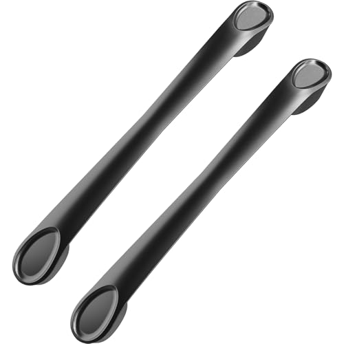 Airynee Elegant 3/4 Inch Black Shoe Storage Cabinet Handles, Stylish Drawer Pulls, Lengthy Bar Cabinet Accessories for Shoe Organizers