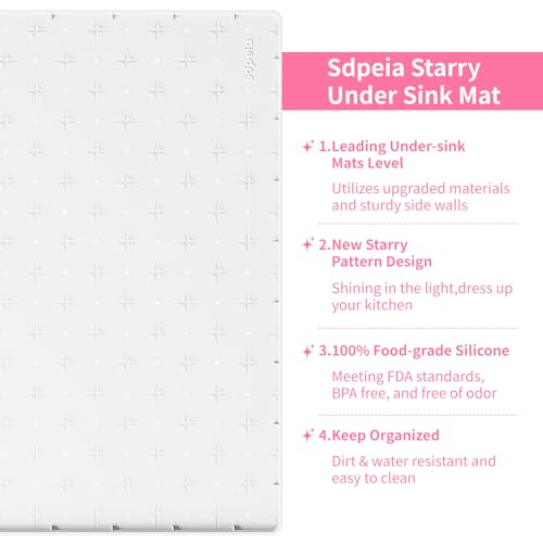 Sdpeia Under Sink Mat for [34