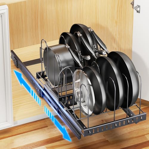 PanPanPal Pots and Pans Organizer for under Cabinet