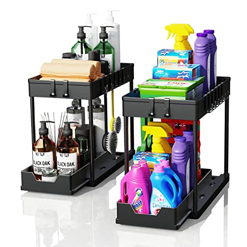 artzon 2 Pack Under Sink Organizers and Storage