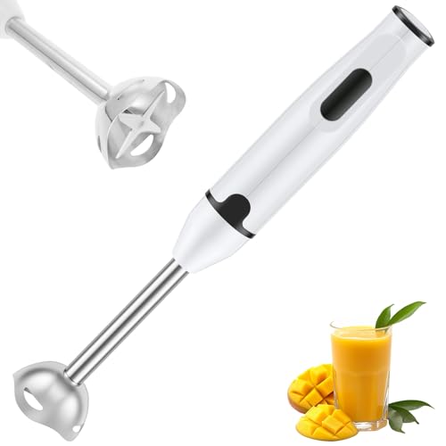 Immersion Blender, Powerful Immersion Blender, Household Handheld Immersion Blender, Electric Stick Blender Kitchen Gadget Blender, for Soup Smoothie Puree Sauce Juice