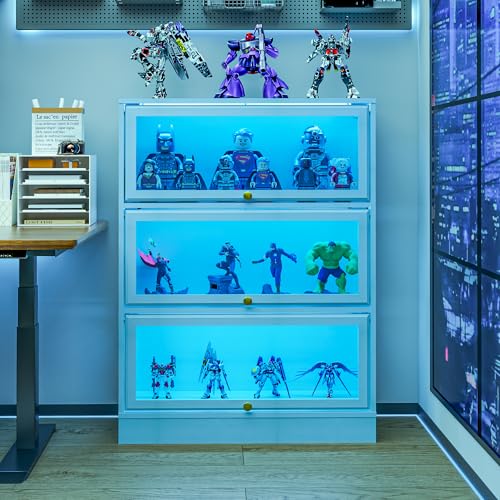 Boniture Display Cabinet with Acrylic Glass Doors