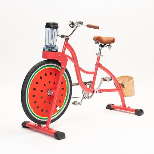 Beach Party Blender Bike - Stationary Smoothie Blender & Juicer Smoothie Bike/customized Cheap juicer blender bike Stationary bike (Pink)