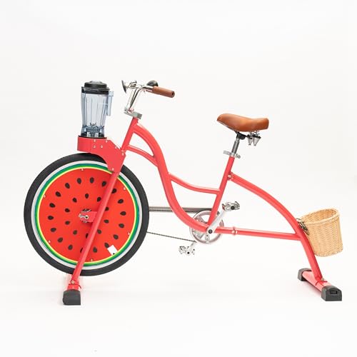 Beach Party Blender Bike - Stationary Smoothie Blender & Juicer Smoothie Bike/customized Cheap juicer blender bike Stationary bike (Pink)