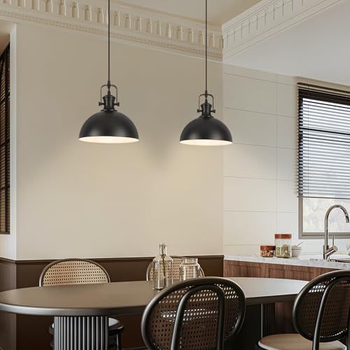 LWWHQ Black Pendant Lights 2 Pack