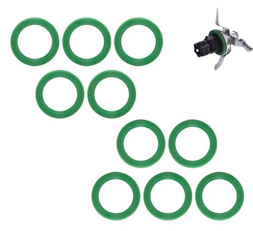 5Pcs Blender Sealing Gasket O Replacement Parts for Vorwerk Thermomix TM5 TM6 Blender Accessory Countertop Blender Replacement Parts Blender Replacement Pitcher (10PCS Green)