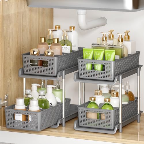 RIKOJUXI Bathroom Organizer with Dividers