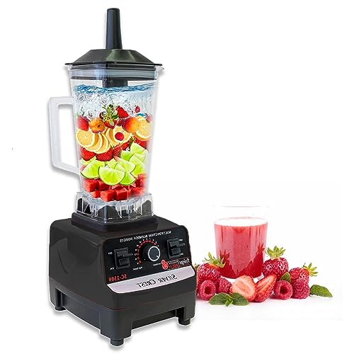 KAILIYA Blender Professional 4500W Dual-Cup Blender, Black