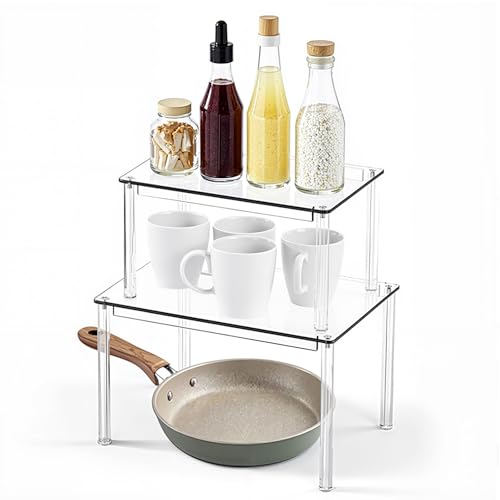 Acrylic Cabinet Organizer Shelf