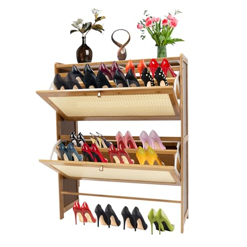 WaShaRoom Shoe Cabinet, Free Standing Shoe Racks, Shoe Cabinet