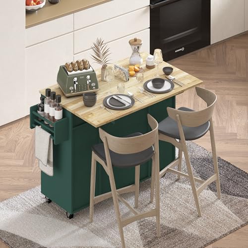 ZOSQUARE Kitchen Island with Storage