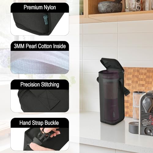 Beautyflier Portable Blender Storage Bag Compatible with Hamilton Beach Portable Blender, Carrying Case for Small Blender, Mini Blender Travel Storage Organize (Bag Only)