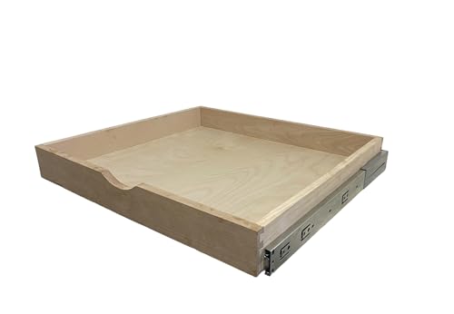 COUVER DIY Non-Assembled Birch Wood, Pull-Out Cabinet Organizers, Under Sink Organizers for Bathroom & Kitchen, Cabinet Slide-Out Organizers and Storage, Soft Closed Rail