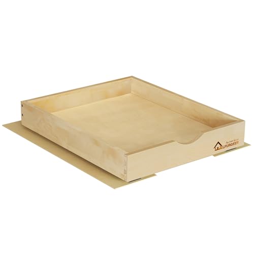 WelFurGeer Pull Out Drawers - Slide Out Cabinet Organizers for Kitchen Storage (17''W)