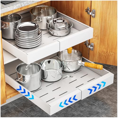 YFXCVSL Pull Out Cabinet Organizer, Expandable(12.6''