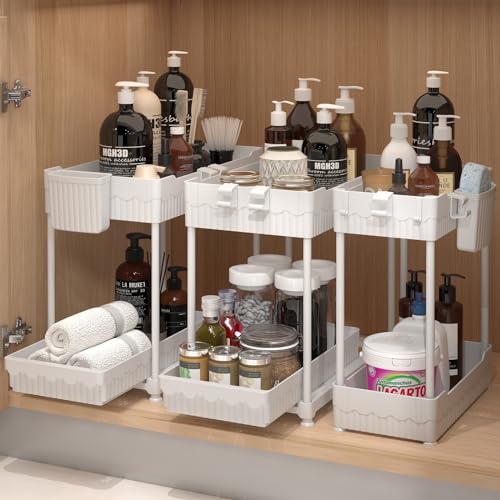 Sevenblue 3 Pack Under Sink Organizers