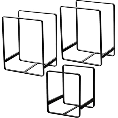 ToppYuanZea 3 Pack Metal Dish Organizer, Space Saving Plate Organizers for Cabinet, Kitchen Cabinet Dish Drying Racks Organizer for Plates, Pots and Pans