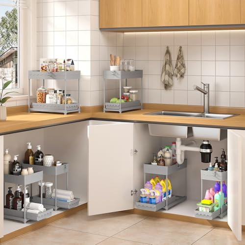 Sevenblue 3 Pack Under Sink Organizers
