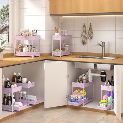 Sevenblue 3 Pack Under Sink Organizers