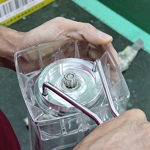 REHOC Spare Jug for Blender Replacement Part Transparent 2L Capacity Blender Spare Compatible for Silver Blender