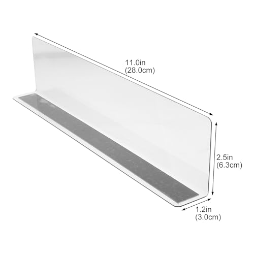 4pcs Shelf Dividers Magnetic Thick Shelf Separators Supermarket Closet Kitchen Office Cabinet Clapboards Commodity Organizers