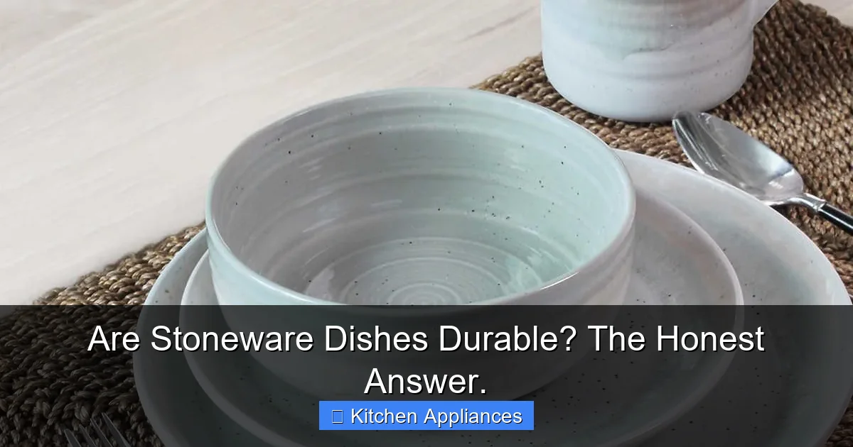 Featured image for Are Stoneware Dishes Durable? The Honest Answer.