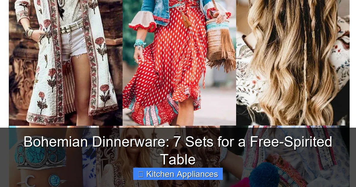 Featured image for Bohemian Dinnerware: 7 Sets for a Free-Spirited Table