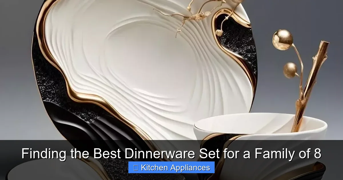 Finding the Best Dinnerware Set for a Family of 8 - content1 visual guide