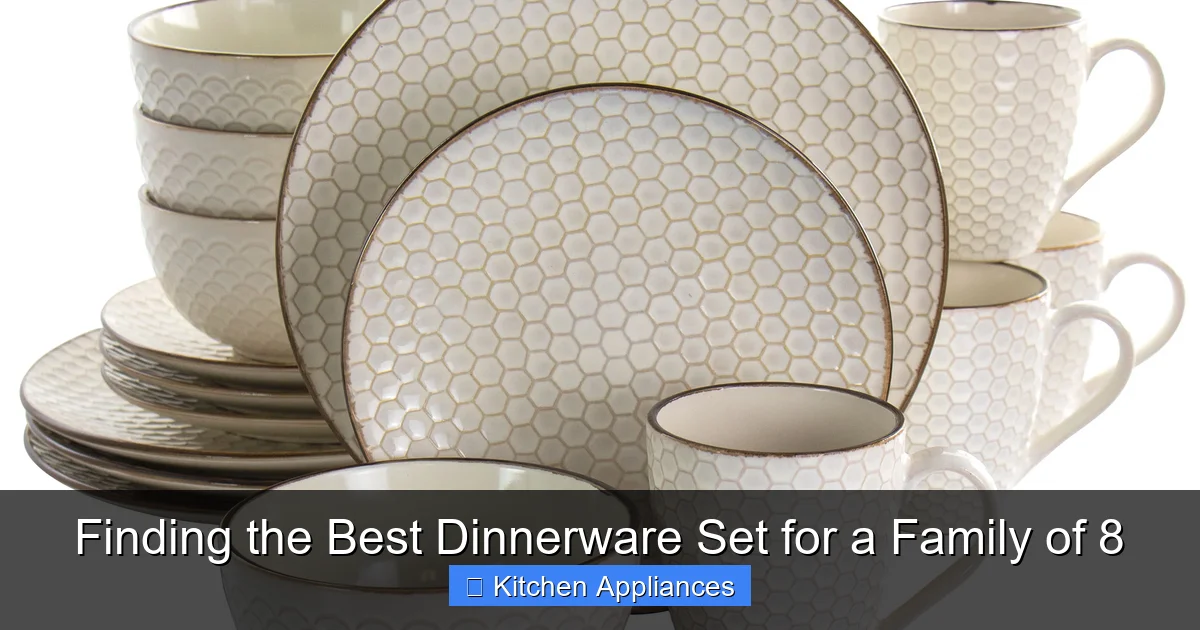 Finding the Best Dinnerware Set for a Family of 8 - content2 visual guide