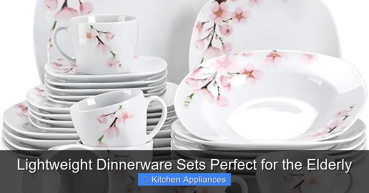 Lightweight Dinnerware Sets Perfect for the Elderly - content1 visual guide